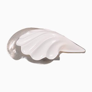 Acrylic Shell Lamp by Rougier, 1970s