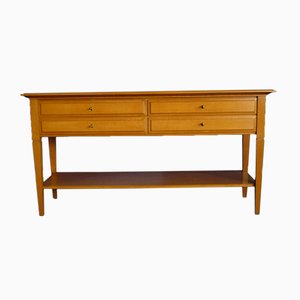 German Cherry Console Table from Schildknecht, 1950s