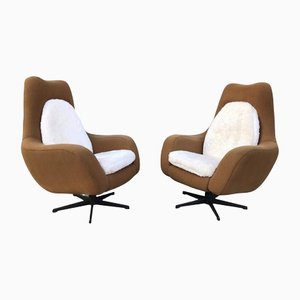 Swivel Chairs, 1970s, Set of 2