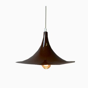 Scandinavian Modern Metal Ceiling Lamp, 1960s