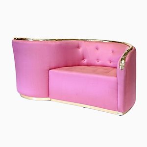 Surrealistisches Vis-à-vis De Gala Sofa in Rosa von Salvador Dali für BD Barcelona