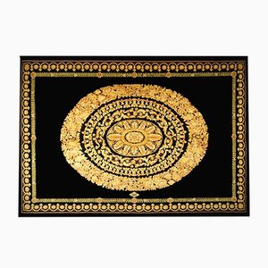 Black Gold Rug by Gianni Versace for Versace, 1980s