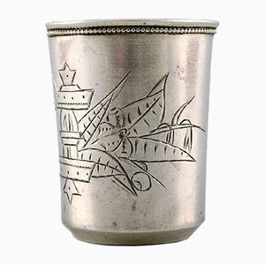 Antique Russian Silver Cup by Alexander Vladislavovich Skovronsky, 1892