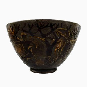 Ceramic Bowl by Helge Vestergaard Jensen for Kähler, 1920s