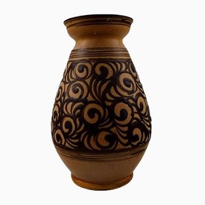 Glazed Stoneware Vase from Kähler, 1930s