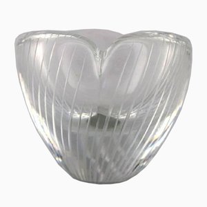 Jarrón de vidrio transparente de Tapio Wirkkala para Iittala, años 60