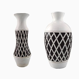 Sweish Ceramic Gabriel Vases, 1960s, Set of 2