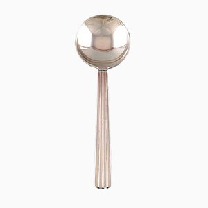 Cuillères à Soupe Bernadotte en Argent Georg Jensen, Set de 12