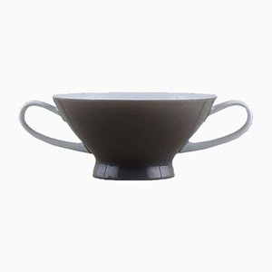 Cuencos para sopa vintage en gris oscuro de Rosenthal. Juego de 11