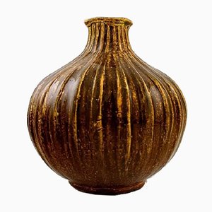 Glazed Stoneware Vase by Svend Hammershøi for Kähler, 1940s