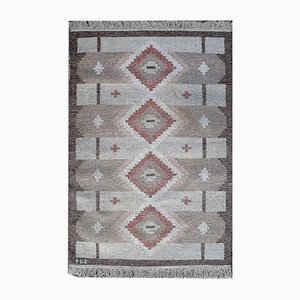 Tapis Rölakan Vintage avec Motif Géométrique