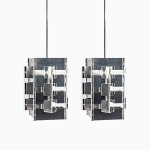 Geometric Pendants by Jan Hoogervorst for Anvia, 1960s, Set of 2