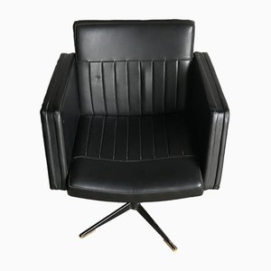 Fauteuil Club Pivotant avec Métal, République Tchèque, 1960s