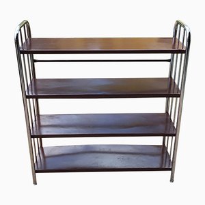 Bauhaus Style Metal Book Shelf, 1920s