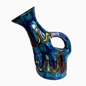 Mid-Century Italian Ceramic Vase by Bedin Lina, 1956