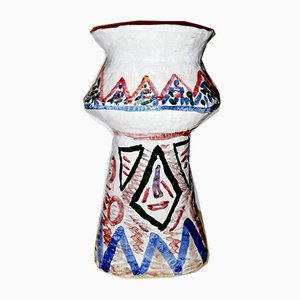 Vase Mid-Century en Terracotta par Nereo Boaretto, Italie