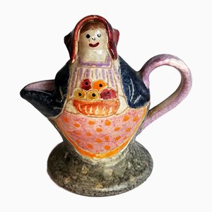 Cafetera italiana Mid-Century de cerámica de Farin para Italica ARS