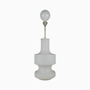 German Opaline Glass Table Lamp from Doria Leuchten, 1960s