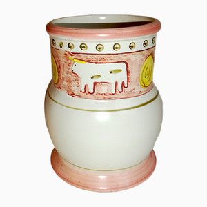 Jarrón italiano Mid-Century de cerámica de Le Ceramiche di Positano