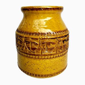 Vase Mid-Century en Céramique par Caruso pour SIC, Italie