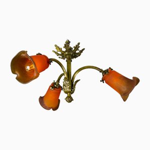Small Louis XVI Style French Ceiling Lamp, 1930s