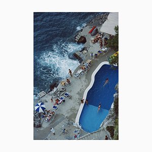 Imprimé Pool On Amalfi Coast par Slim Aarons