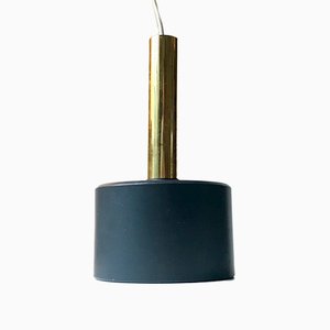 Scandinavian Modern Club Style Pendant Lamp, 1960s