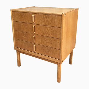 Cajonera sueca Mid-Century de roble de Bertil Fridhagen para Bodafors, 1963