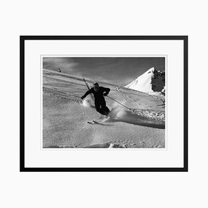 Ski Run Druck von Bert Hardy