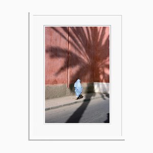 Woman Walking In Morocco by Bruno Barbier