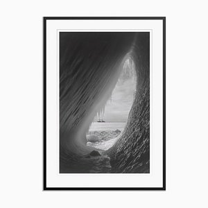 Ice Cavern Print by Herbert George Ponting