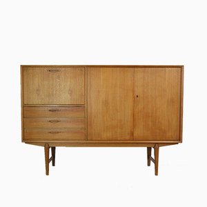 Scandinavian Modern Teak Highboard, 1960s