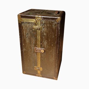 Kleiderschrank aus Rindsleder von DALE, 1920er