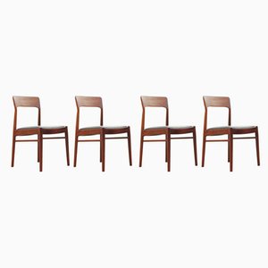 Model 26 Rosewood Chairs by Henning Kjærnulf for K.S Mobelfabrik, 1960s, Set of 4