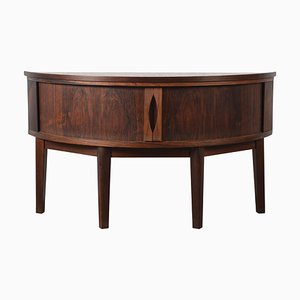 Dänischer Palisander Barschrank auf Rollen von Arrebo Møbler, 1960er