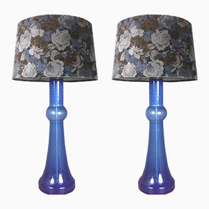 Colored Glass Table Lamps by Nanny Still for Raak, 1950s, Set of 2