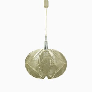 Lampada da soffitto in nylon e acrilico di Paul Secon per Sompex, Germania, anni '70