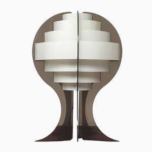 Mid-Century Danish Plastic Table Lamp by Flemming Brylle & Preben Jacobsen