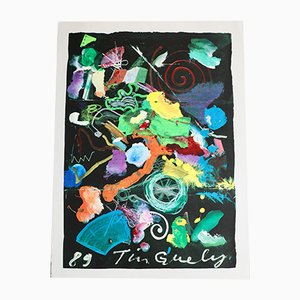 French Serigraph by Jean Tinguely, 1989