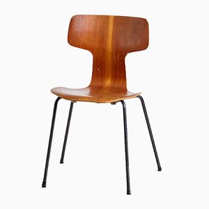 Modell 3103 Stuhl von Arne Jacobsen für Fritz Hansen, 1950er
