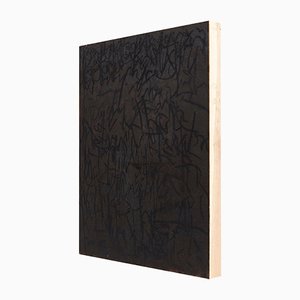 Abstract Painting on Wood by Adrian