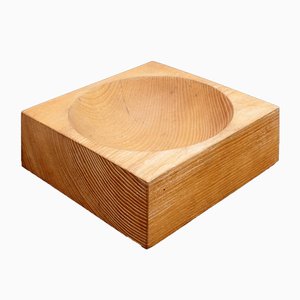 Coppia di ciotole Mid-Century Mid-Century in legno di Creation Chapo, Francia, set di 2