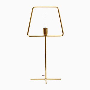 Slim Brass Prototype Table Lamp by Adolfo Abejon