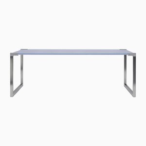 Stainless Steel & Glass Pioneer T53 Coffee Table by Peter Ghyczy