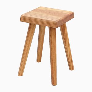 Pierre Chapo Solid Elmwood French Stool