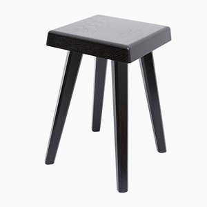 Pierre Chapo Special Black Wood Edition Stool
