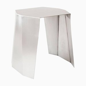 Stainless Steel Katy Side Table by Adolfo Abejon