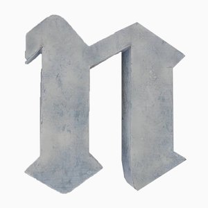 Vintage Italian Letter N, 1970s