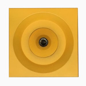 Deutsche Wand- oder Deckenlampe aus Metall von Klaus Hempel für Kaiser Leuchten, 1970er