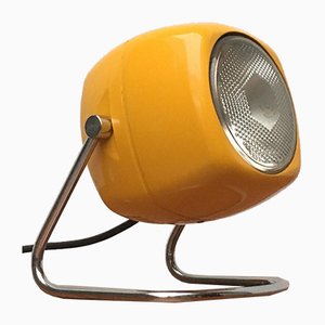 Space Age Italian Metal Table Lamp from Harveiluce, 1970s